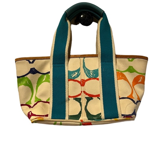 Coach Scribble w lady bug charm 5659 - Picture 2 of 10